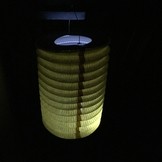 lampión žltý 28 cm 